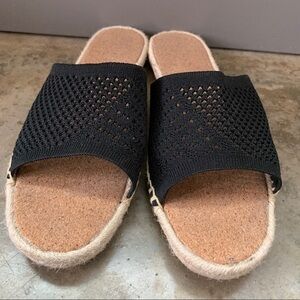 Emu Australia Espadrille Cork Slip on Slide Sandals Size 11